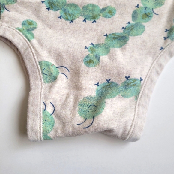 Old Navy one piece beige and green 18-24 months - Picture 7 of 8